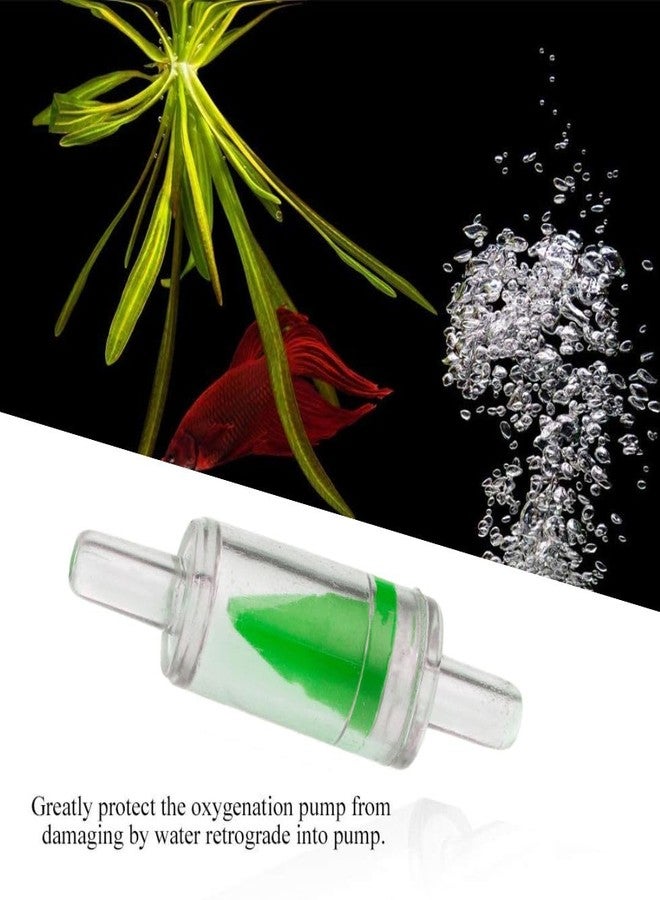 صمام عدم رجوع بلاستيكي أحادي الاتجاه أخضر اللون من VAYINATO® (عبوة من 10 قطع) لنظام ثاني أكسيد الكربون في أحواض السمك، مضخة هواء، خرطوم أنبوب 4 مم من Petzlifeworld - Image 4